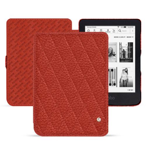 Kobo Clara 2E用のシックでカスタマイズ可能なカバーをご紹介します。Papaye - Couture ( Pantone #b54317 ) 