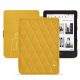 レザーケース Kobo Clara 2E - Jaune soulèu - Couture ( Pantone #F3B934 )