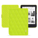 Kobo Clara 2E leather case - Jaune fluo - Couture ( Pantone #c9ff57 ) 