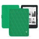Custodia in pelle Kobo Clara 2E - Vert fluo - Couture ( Pantone #00ab5f ) 