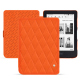 Kobo Clara 2E leather case - Orange fluo - Couture ( Pantone #ff5406 ) 