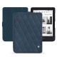 レザーケース Kobo Clara 2E - Jean vintage - Couture ( Pantone #2f414f  ) 