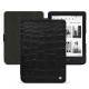 Funda de piel Kobo Clara 2E - Crocodile nero ( Noir / Black) 
