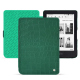 Kobo Clara 2E leather case - Crocodile pino ( Pantone #173F35 ) 