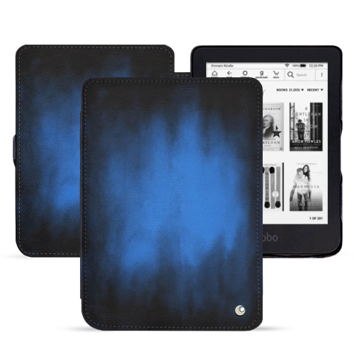 Entdecken Sie diese schicke und individuell gestaltbare Hülle für Kobo Clara 2E.Bleu Patine