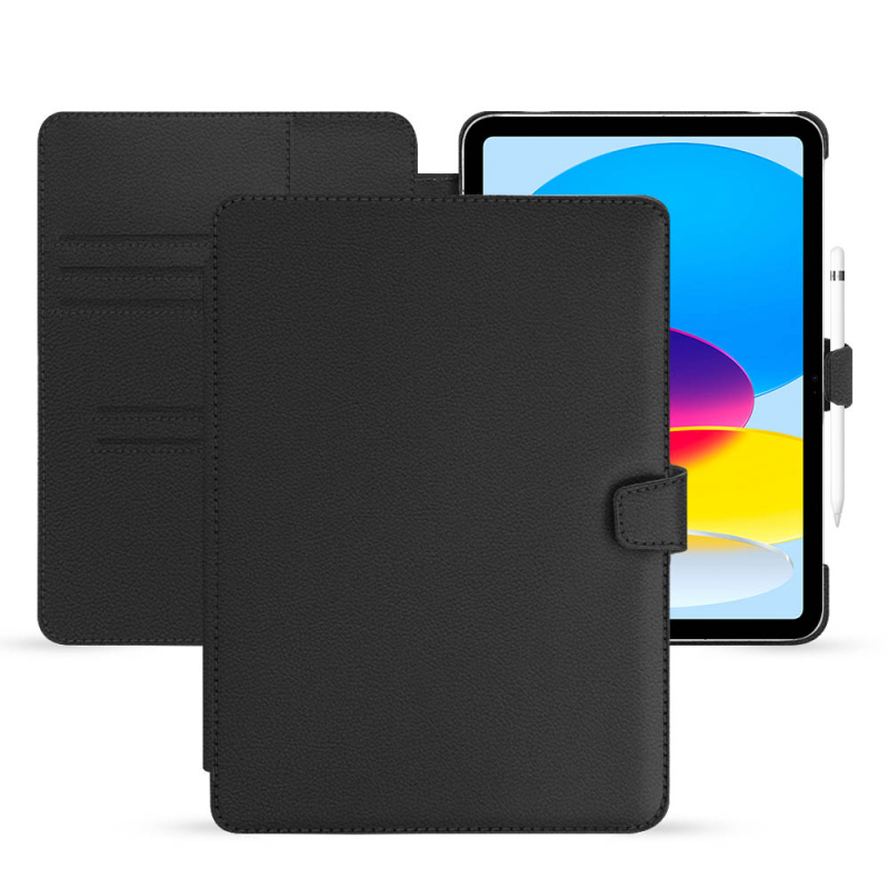 レザーケース Apple iPad (2022) - Noir PU ( Black ) 