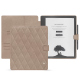 Amazon Kindle Scribe leather case - Taupe vintage - Couture ( Pantone #591d16 ) 