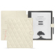 Custodia in pelle Amazon Kindle Scribe - Blanc escumo - Couture ( Pantone #D6D6D1 )