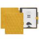 硬质真皮保护套 Amazon Kindle Scribe - Jaune soulèu - Couture ( Pantone #F3B934 )