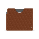 Amazon Kindle Scribe leather pouch - Marron - Couture ( Nappa - Pantone #8B4720 ) 