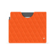 Custodia in pelle Amazon Kindle Scribe - Orange fluo - Couture ( Pantone #ff5406 ) 