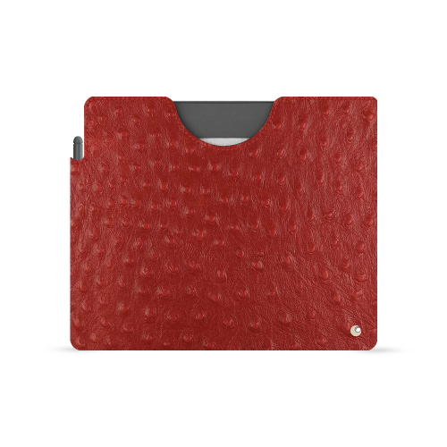 Custodia Premium per Amazon Kindle ScribeAutruche ciliegia ( Pantone #a4343a ) 