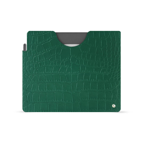 Amazon Kindle Scribe用プレミアムスリーブCrocodile pino ( Pantone #173F35 ) 