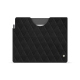 Amazon Kindle Scribe leather pouch - Negre poudro - Couture ( Pantone #111212 )
