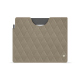 Amazon Kindle Scribe leather pouch - Darboun sabla - Couture ( Pantone #BCB1A1 )