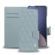 Funda de piel Xiaomi 12 Pro - Bleu ciel - Couture ( Nappa - Pantone #abcae9 ) 