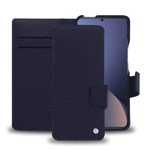 Una custodia in pelle chic e pratica per Xiaomi 12 ProCobalt ( Pantone #2b253f ) 