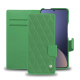 Funda de piel Xiaomi 12 Pro - Vert fluo - Couture ( Pantone #00ab5f ) 