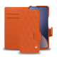 Funda de piel Xiaomi 12 Pro - Orange fluo - Couture ( Pantone #ff5406 ) 