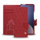 가죽 커버 Xiaomi 12 Pro - Rouge troupelenc - Couture ( Pantone #AB191A )