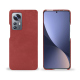 Custodia in pelle Xiaomi 12 Pro - Cerise vintage ( Pantone #a6302e ) 