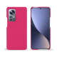 Coque cuir Xiaomi 12 Pro - Rose fluo ( Pantone #ff16b4 ) 