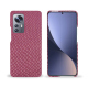 Xiaomi 12 Pro leather cover - Serpent ciclamino ( Pantone #9E4C6E ) 