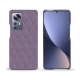 Coque cuir Xiaomi 12 Pro - Lilas - Couture ( Nappa - Pantone #b9a3e3 ) 