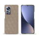 Funda de piel Xiaomi 12 Pro - Taupe vintage - Couture ( Pantone #591d16 ) 