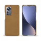 Custodia in pelle Xiaomi 12 Pro - Castan esparciate ( Pantone #824F2A )