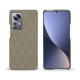Funda de piel Xiaomi 12 Pro - Darboun sabla - Couture ( Pantone #BCB1A1 )