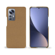 Coque cuir Xiaomi 12 Pro - Beige Veggie ( Pantone #dab9a1 ) 