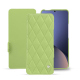 Funda de piel Xiaomi 12 Pro - Vert olive - Couture ( Nappa - Pantone #a7c58e ) 