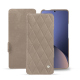 Funda de piel Xiaomi 12 Pro - Taupe vintage - Couture ( Pantone #591d16 ) 