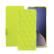 Custodia in pelle Xiaomi 12 Pro - Jaune fluo - Couture ( Pantone #c9ff57 ) 