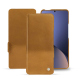 Xiaomi 12 Pro leather case - Or Maïa ( Pantone 871C ) 