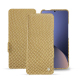 Capa em pele Xiaomi 12 Pro - Serpent sabbia ( Pantone #D2BA92 )