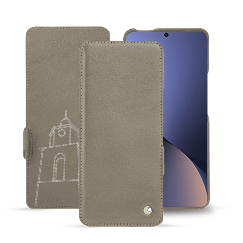 Una custodia in pelle personalizzata per lo Xiaomi 12 ProDarboun sabla ( Pantone #BCB1A1 )