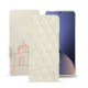 Funda de piel Xiaomi 12 Pro - Blanc escumo - Couture ( Pantone #D6D6D1 )