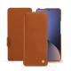 Xiaomi 12 Pro leather case - Orange vibrant ( Pantone #e36b39 ) 