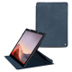 Microsoft Surface Pro 9 leather case - Jean vintage ( Pantone #2f414f  ) 