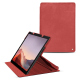Microsoft Surface Pro 9 leather case - Cerise vintage ( Pantone #a6302e ) 