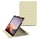 Microsoft Surface Pro 9 leather case - Ivoire - Couture ( Pantone #d6d6c6 ) 