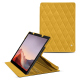 Microsoft Surface Pro 9 leather case - Jaune soulèu - Couture ( Pantone #F3B934 )