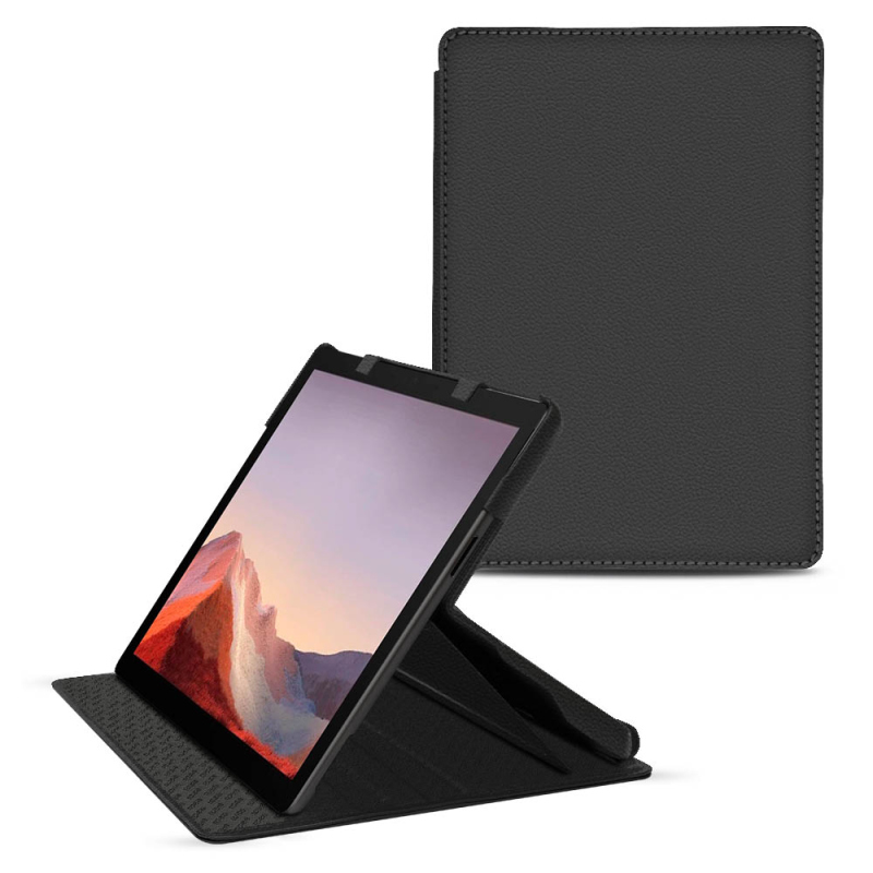 가죽 커버 Microsoft Surface Pro 9 - Noir PU ( Black ) 