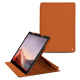 Housse cuir Microsoft Surface Pro 9 - Orange vibrant ( Pantone #e36b39 ) 