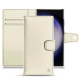 Samsung Galaxy S23 Ultra leather case - Blanc ( Nappa / White ) 