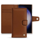 Capa em pele Samsung Galaxy S23 Ultra - Marron ( Nappa - Pantone #8B4720 ) 