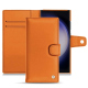 Funda de piel Samsung Galaxy S23 Ultra - Orange ( Nappa - Pantone #ff9351 ) 