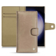 Custodia in pelle Samsung Galaxy S23 Ultra - Taupe vintage ( Pantone #bda790 ) 